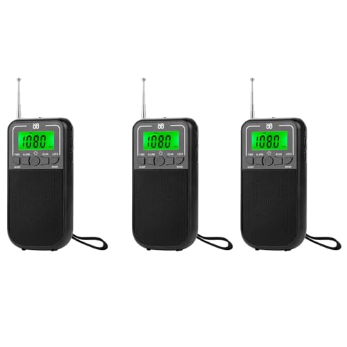 Radio baladeur de poche AM FM pour le camping en plein air et randonnée