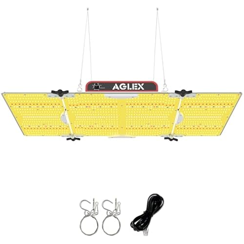 AGLEX K4000 LED Grow Light, Grow Light with Daisy Chain & Dimmable, Full Spectrum Plant Grow Lights for Hydroponic Indoor Plants Seeding