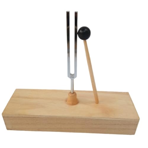 Diapason 256Hz avec boîte en bois pour yoga et méditation quotidienne