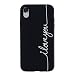 Produktbild Everainy Kompatibel für iPhone XS/iPhone X Hülle Silikon Bumper Gummi Kreativ Cover Hüllen Handyhülle Einfach Stoßfest TPU Stoßstange Schwarz Schutzhülle (I Love You)