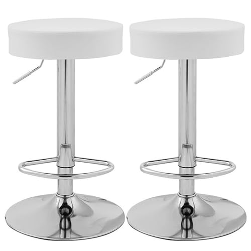 Tabourets de bar réglables de 60 à 80 cm dotés d'un repose-pieds ergonomique en métal