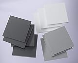 hervorragend zu verschweißen PVC Hartplatte hellgrau 2-20 mm Zuschnitt SIMONA® RÖCHLING® TROVIDUR® (3 mm, 195 x 195 mm)