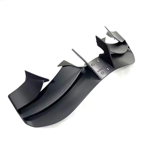 Spoiler moto aérodynamique Yamaha R6 carénage aile avant noir mat 2017-2025