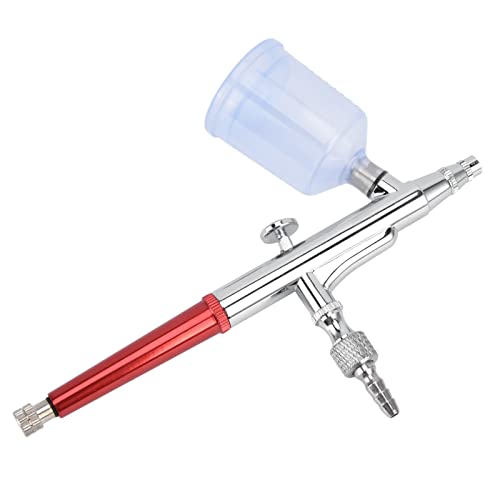 Kit de Aerógrafo, Kit de Escova de Ar Pistola de Escova de Ar G1/8 Máquina de Aerógrafo Com Conector