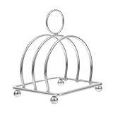 Brotscheibenständer – aus edelstahl gefertigt, dieser ständer verschleißfest und leicht zu reinigen und gewährleistet eine langlebige nutzung, toasthalter