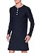 Produktbild Seidensticker Herren Men Sleepshirt, Long Sleeve Nachthemd, Nachtblau, 050