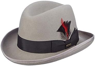 Scala Classico Men's Wool Felt Homburg Hat - Image 5