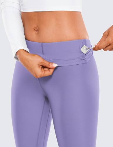 Image of CRZ YOGA Fleece Thermal Leggings 28'' | Thermal, Casual, Full Length, Winter, for Women