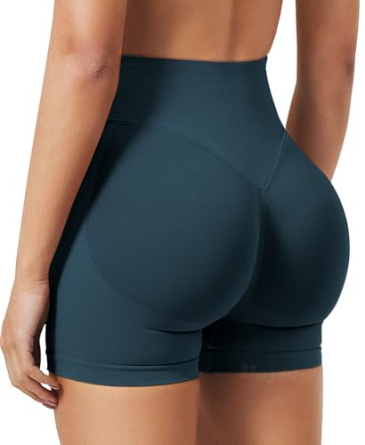 Image of VOYJOY Women Workout Impact Shorts 2.5 inch / 3.6 inch / 4.5 inch / 6 inch Scrunch Butt Booty | Tummy Control, High Waisted, Bike Short, Gentle Compression, for Women