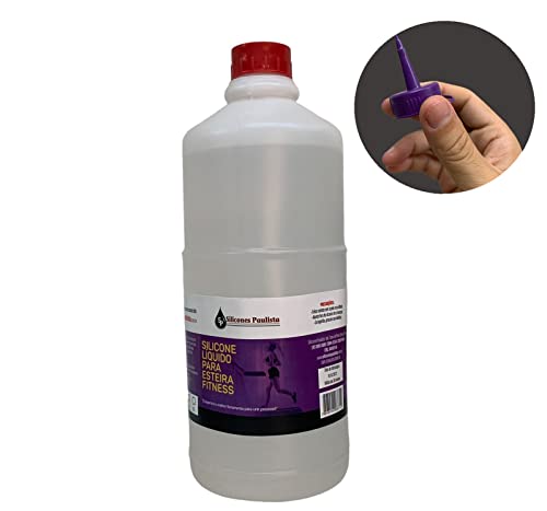 1 Litro Silicone Profissional Para Lubrificar Esteira Elétrica Retira Ruído Paulista