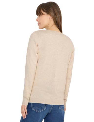 Cecil Basic Pullover Egg beige Melange M – Ansicht 2