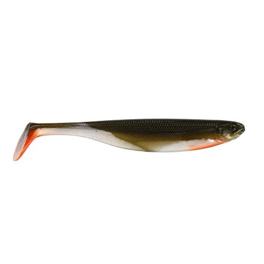 Westin Shad Teez – gummifisk för spinnfiske på tand och abborre, gummikölar för fiskning, barbete för spinnfiske Bas orange 7.5cm / 3g