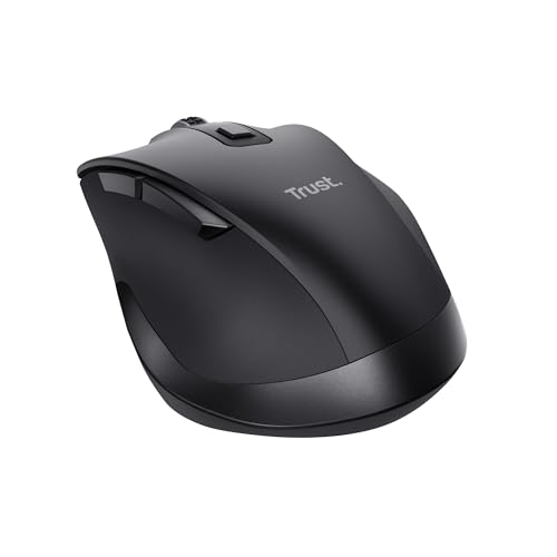 Fyda Mouse Wireless Ricaricabile, Design Sostenibile, 800-2400 DPI, 6 Pulsanti, 2,4 GHz, Ricevitore USB, Mouse Ergonomico senza Filo per Laptop, PC, Computer, Macbook, Ufficio - Nero - Mouse gaming - Immagine 11