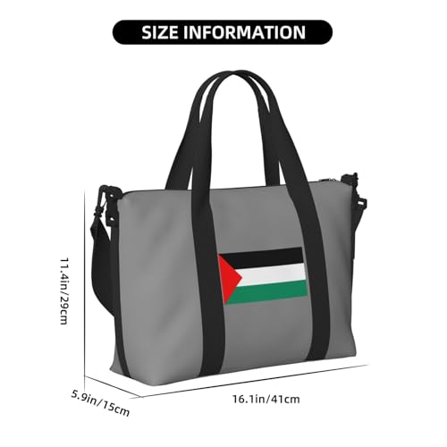 Sac de voyage Palestine robuste pour optimiser le rangement cabine - 4