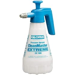 Dispensador De Agua Azul GLORIA CleanMaster EXTREME EX 100 - Pulverizador a presión de 1 l, ideal para limpiadores de frenos y llantas, para valores de pH de 5 a 10