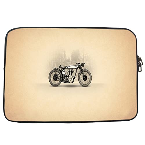 Image of Theskinmantra Just Want to Ride Chain top Laptop Sleeve for Screen Size 13 /13.3 inches Any Brand Laptop /MacBook 13 inch.