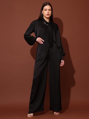 Image of PURVAJA Women's Midi Satin Co-Ords