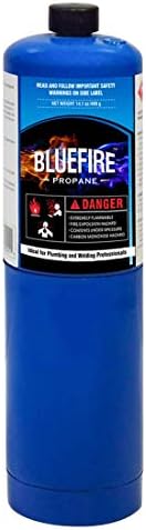 Miniatura 4 de BLUEFIRE MAPP MAP Pro Propane CGA 600 Cilindro (orcha con kit de propano)