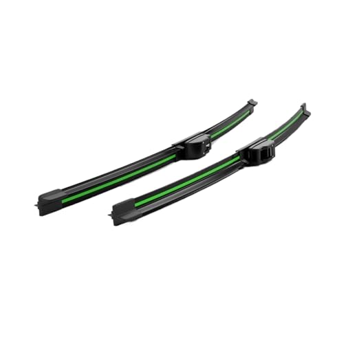 Bras d'essuie-glace avant noir et vert pour Jeep Renegade 2014-2023