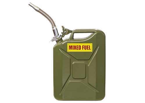 Image of Rogue River Tactical Mixed Fuel 6x2 Inch Pack of 3 Mixed Fuel Only Sticker Sign Decal Indoor Outdoor Tractor Truck Gas Fuel Can
