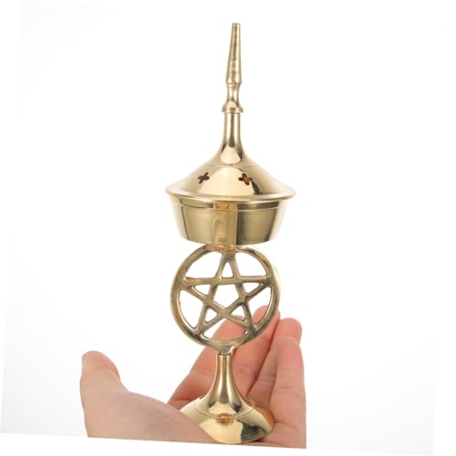 Brûleur d'parfum en laiton compact pour éliminer les odeurs de maison - 5