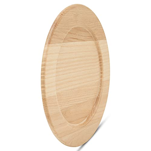 Platos de Madera Redondos 7.5 Pulgadas, Pack de 4 miniatura 3