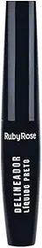 Delineador Líquido Preto Ruby Rose, tb Hb8406
