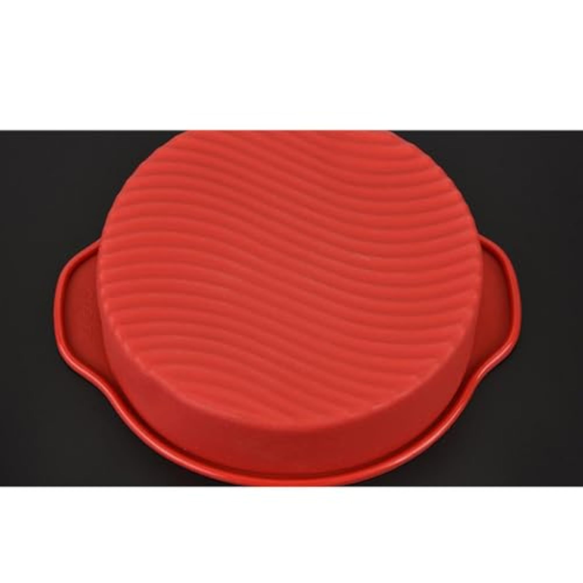 Silicone Bakeware Round Mould Cake Tin Non Stick Red