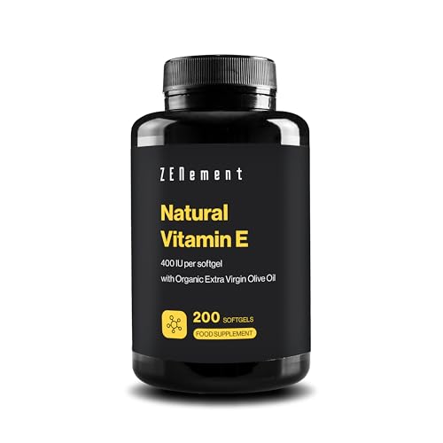 Zenement Natural Vitamin E 400 IU, 200 Softgels