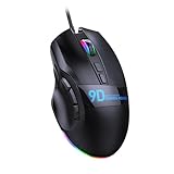 Boutons programmables : équipés de 9 touches macro personnalisables et de taux d'interrogation réglables, permettant des configurations personnalisées pour différents jeux et styles de jeu.