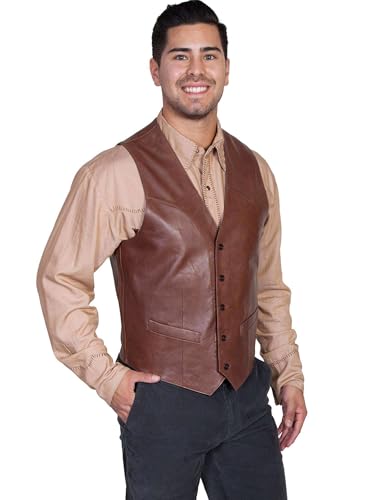 Scully Men's Lamb Leather Vest - 503-189