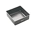 Kitchen Craft Master Class Molde con Base Suelta, Acero, Negro, 18 x 7.5 cm