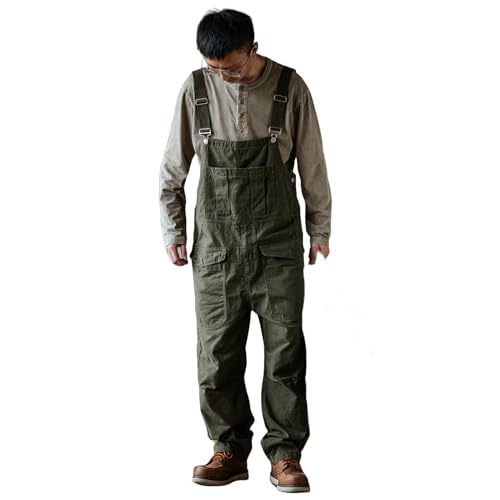 Salopette droite pour homme confortable et résistante avec plusieurs poches fonctionnelles