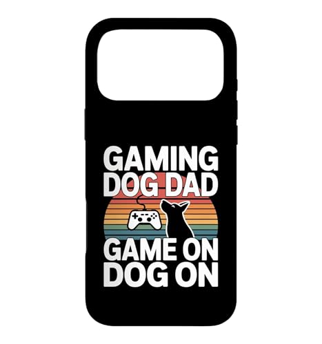 �������ȃQ�[���uDog Dad Game On Dog On Controller�v �X�}�z�P�[�X iPhone 17 Pro Max �p