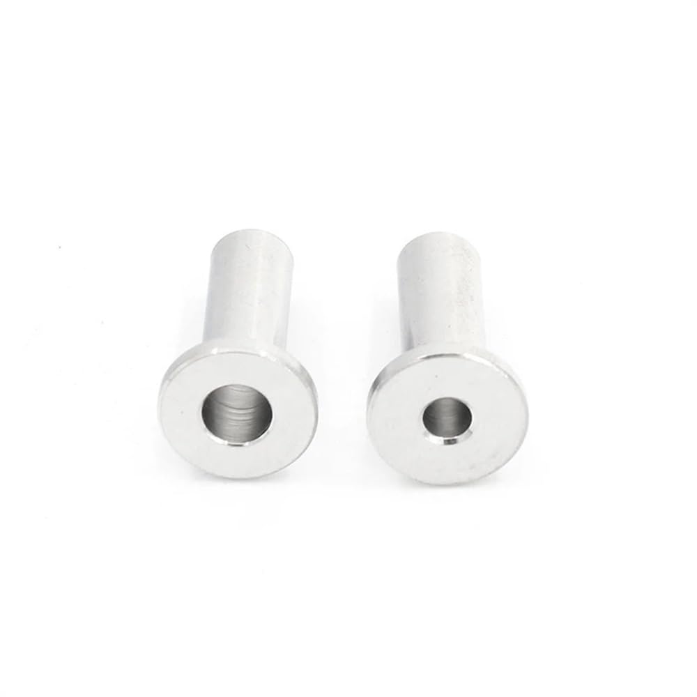 Morsetti per Fune Kit di ringhiere for Cavi con Manicotti di Protezione in Acciaio Inossidabile for Ponte con Occhiello da 1/8 T316 di Grado Marino Morsetti per I Cavi(50pcs)