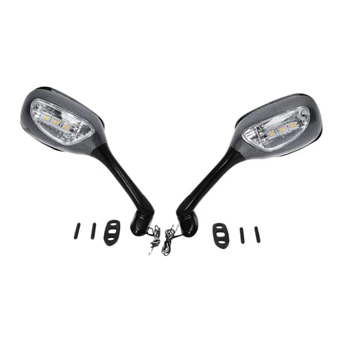 Rétroviseurs de moto clignotants Suzuki GSXR1000 finition premium ABS