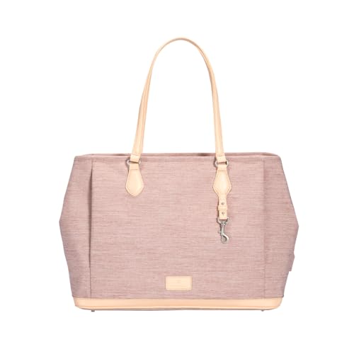 Nordace Siena Pro Tote Grande - Spacious 15 Inch Laptop Work Tote Bag for Everyday & Travel (Pink)