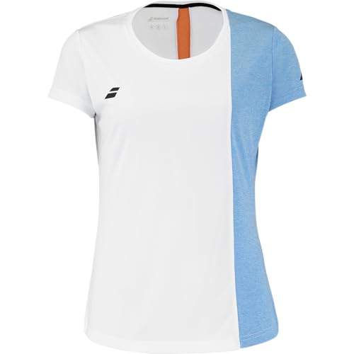 Babolat, Camiseta de Manga Corta para Mujer Modelo Play Cap, Material cómodo y Extensible, Ideal para el Deporte y el Ocio
