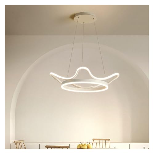 Lustre de chambre à coucher couronne créative en métal précieux style luxe