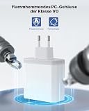 USB Ladegerät, 6-Ports Ladeadapter 33W Adapter Ladestecker mit QC 3.0 Schnellladegerät Mehrfach, USB Stecker Netzteil für iPhone 16 15 14 13 12 11 Pro Max, iPad, Handy Steckdose Charger Netzstecker