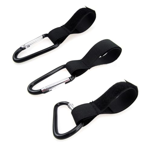 ibasenice 4個ベビーカーフック 多目的 製ハンガー カート 自転車 車椅子 犬のリードに適用 バッグや鍵の掛けに便利