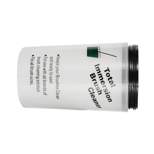 AMSLSIU 3 uds. De portaescobillas para uñas, portátil, práctico vaso de limpieza, contenedor para decoración uñas, botella, cepillos, contenedor, bote, maquillaje, belleza