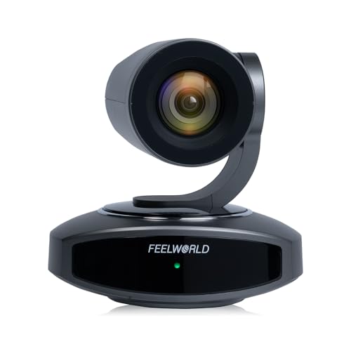 FEELWORLD 4K10X PTZ Camera with AI Tracking & POE