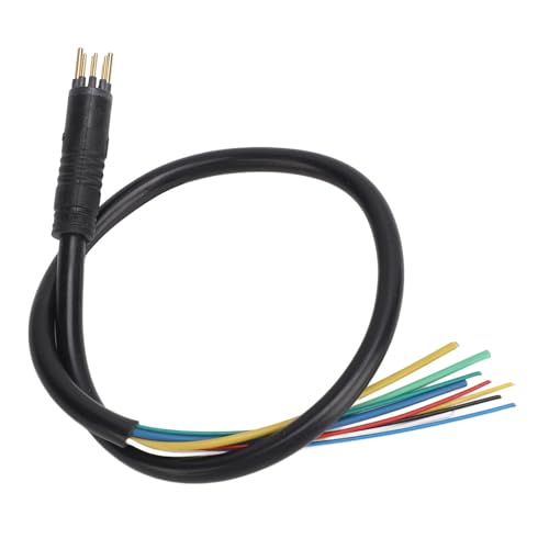 9 Pin Electric Scooter Motor Wire, E Bi ke Wheel Hub Motor Cable Water Proof Copper Core High Sensitivity Extension Cable for Replacement Convert Cord for Electric Bi ke