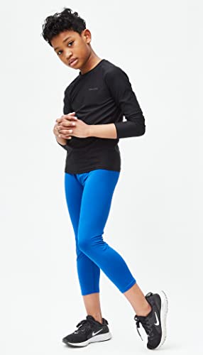 Devops Youth Boys 3-Pack Compression Athletic Performance Baselayer Long Sleeve Shirts thumb #2