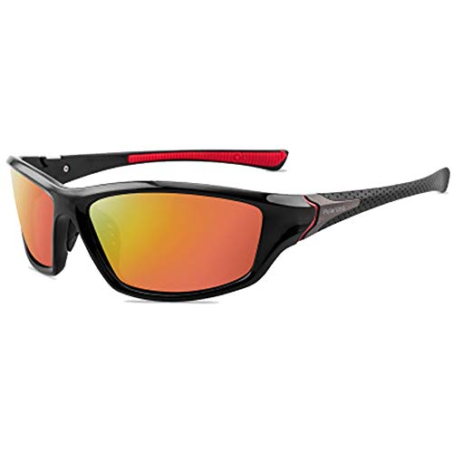 ÓCULOS SOL MASCULINO ESPORTE POLARIZADO UV400 VERMELHO K0321