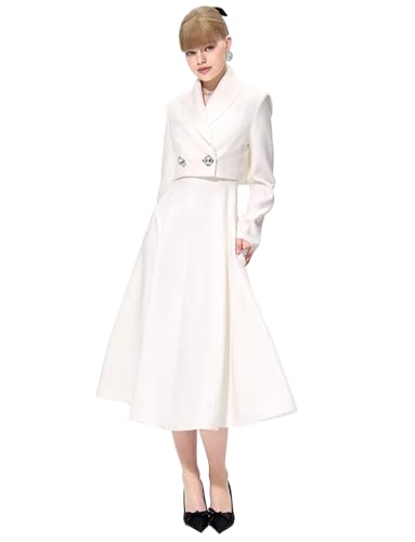 Tailleur jupe en lin femme ensemble léger pour rester fraîche en fête