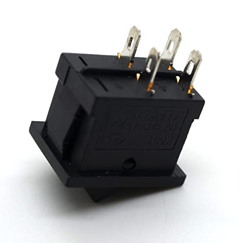 Commutateur de rechange KCD2 interrupteur 6 pin 21x15mm blanc pour restaurer vos lampes et robots