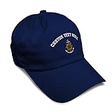 Custom Soft Baseball Cap Wheel Anchor Rope Embroidery Typography & Symbols Twill Cotton Dad Hats for Men Women Buckle Closure Navy Personalized Text Here