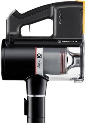 Exploded view showing the removal of the filter components from the LG CordZero A9K PRO1B.